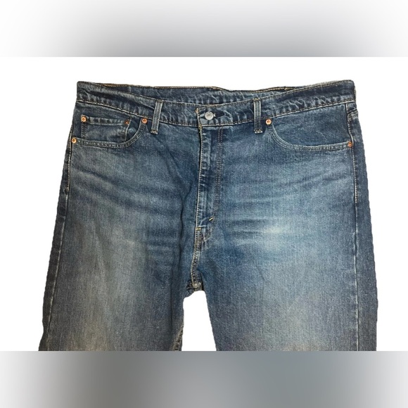 Levi's 505 Jeans Mens Size 40 X 30 Blue Regular Straight Flex Measures 40 X 30 B - Picture 7 of 8